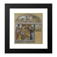 thumbnail image 2 of Peter von Cornelius 20x22 Black Modern Framed Museum Art Print Titled - Joseph Interpreting Pharaoh's Dreams (1816), 2 of 5