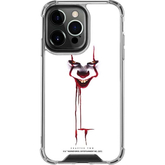 Skinit Warner Bros IT Volume 2 Pennywise Bloody iPhone 15 Pro Clear Case