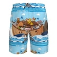 thumbnail image 6 of Naloa Animals on Noah's Ark Floating Men's Beach Shorts, Surfing shorts, Swim trunks, Quick Dry Swim Trunks for Surfing Beach Fun - 3X-Large, 6 of 9