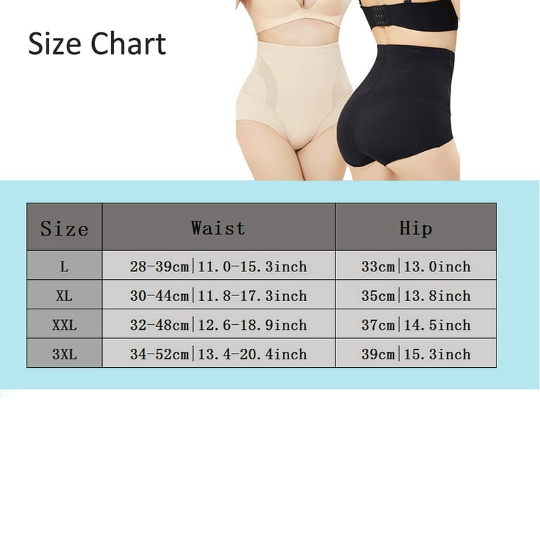 BE SHAPY 7407 x2 Pack High Waist Tummy Control Shapewear Panties for Women  Underwear Packs Fajas Colombianas at  Women's Clothing store