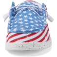 thumbnail image 6 of Hey Dude® Men's Wally Patriotic Stars  Stripes Casual Shoes 40001-9C8, 6 of 6