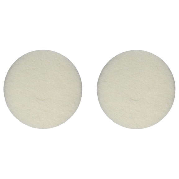 Polishing Pad, Orbitor White (2 Pack)