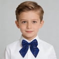 thumbnail image 2 of Odeerbi Niños Niñas Pre-Atado Corbata Elástica Corbata Cuello Bowknot Accesorio de Uniforme Escolar, 2 of 6