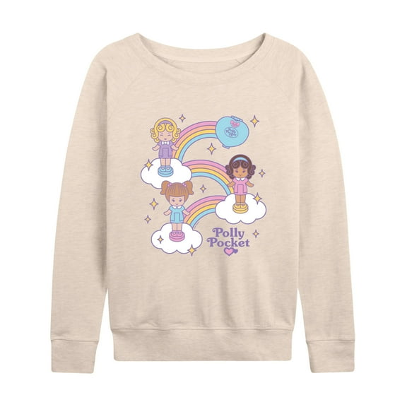 Polly Pocket - Polly Pocket Rainbows - Women's French Terry Long Sleeve Shirt