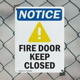 thumbnail image 5 of (2 Pack) Fire Door Keep Closed OSHA Notice Sign 18 Inch X 24 Inch Indoor / Outdoor Rust-Free Aluminum Metal Signs for Workplace, Workshop, and Construction Site, Made in the USA, 5 of 8