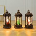thumbnail image 4 of Christmas Lanterns Light Battery Operated Portable Plastic Christmas Decoration Lantern Night Light for Home, 4 of 9
