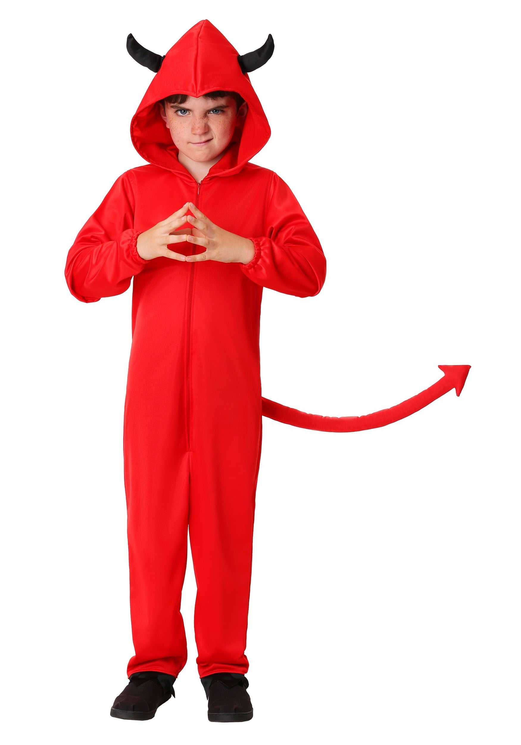 Child Devil Jumpsuit Costume 