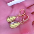 thumbnail image 3 of Gold Plated Teardrop Dangle Earrings for Women,Leverback Drop Dangle Earrings Jewelry Hypoallergenic Teardrop Earring for Women Gifts, 3 of 6