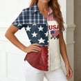 thumbnail image 4 of 250th Anniversary USA Shirt Casual 250 Years Of Freedom T Shirt Button Down Short Sleeve Shirts Patriotic Shirts Tops, 4 of 7