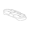 Genuine OE Acura Cushion Cover - 82131-TY2-A31ZA