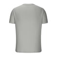 thumbnail image 5 of WREESH Men's Essential Henley Shirts Short Sleeve Solid Color Top The Versatile Choice for Every Wardrobe Gray, 5 of 6