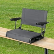 Ozark Trail Hard Arm Stadium Seat, Gray