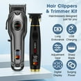 thumbnail image 3 of HIENA PRO Professional Hair Clippers Men Cordless Hair Clipper Set for Barber Kit Electric Hair Clipper and Trimmer Set Full Barber Clipper Set with LED Display, 3 of 6