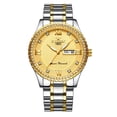 thumbnail image 3 of Resicozy Watches for Men and Women Stainless Steel Strap Wrist Watch Stainless Steel Casual Simple Dress Quartz with Date Calendar 2026 C, 3 of 4