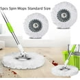 thumbnail image 2 of czcpp-Spin Têtes de Vadrouille de Rechange pour Old Hurricane Mr.Clean, 5 Pcs Vadrouille Rotative Magique 360 Rotation Ronde Microfibre Têtes de Vadrouille Universelles Recharge de Vadrouille pour Vadrouilles Standard, 2 of 4
