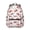 Fireman and Bunting, variant on Fireman and Elephant Grey Pattern Backpack for School, Cute School Bag with Adjustable Shoulder Straps and Padded Back, 15.3"x11"x7.1"
