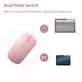 thumbnail image 4 of Amdohai Tablet Wireless Keyboard and Mouse Combo Ultra-slim Design Rechargeable Battery for Smartphone Tablet Compatible with iPhone iPad Computer Support System MASOS iOS Windows, 4 of 8