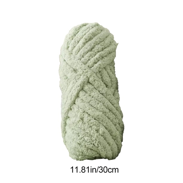 Hilo de Tejer Grueso, Suave y Duradero, Hebra Abultada, para Crochet y Tejido, Hilos Coloridos con Poliéster, 20x8cm para Zapatillas, Bufandas, Mantas, Gorros y Abrigos