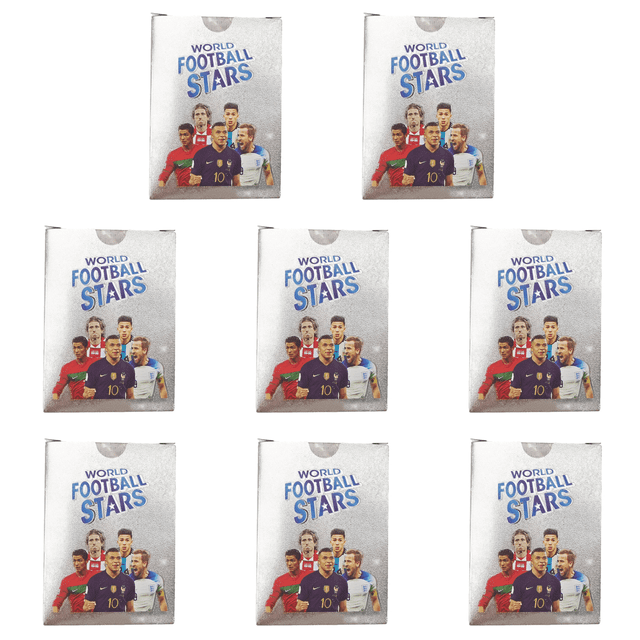 Tarjetas Fútbol 55 Uds. Sin Repeticiones para Y Adultos (plata)