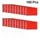 thumbnail image 2 of 100pcs Handheld Square Flags Solid Color Mini Flag Party Supplies Party Celebration Flags (red) s202412242336, 2 of 2
