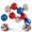 Red，Blue，Silver, variant on 9 Pcs Red Blue Silver Round Foil Balloons, Xinshengli 22 Inch 4D Metallic Balloons, Large Round Foil Ball Balloon for 4th of July Birthday Birthday Graduation Party Decorations