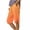 Orange, variant on JIA JIA SHUANG Capri Pants for Women High Waist Loose Fit Capris with Pockets Side Split Gradient Cropped Pants Summer Fashion Beach Outfit