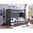 thumbnail image 4 of ACME Cargo Container Style Twin Metal Trundle Bed ONLY, Multiple Colors, 4 of 6