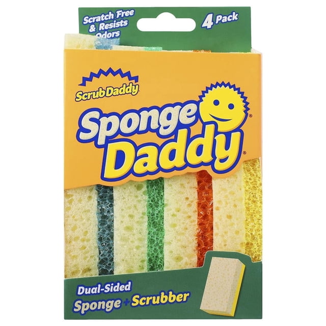 Fibra Mas Esponja Sponge Daddy 4 Piezas