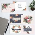 thumbnail image 1 of Cqxid Greeting Card Under $5 Flower Series BEST WISHES Greeting Card Festival Common Greeting Card Message Card, 1 of 5