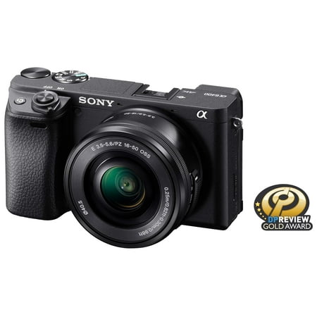 Restored Sony Alpha a6400 Mirrorless Camera: Compact APS-C Interchangeable Lens Digital Camera - E Mount Compatible Cameras - ILCE-6400L/B (Refurbished)