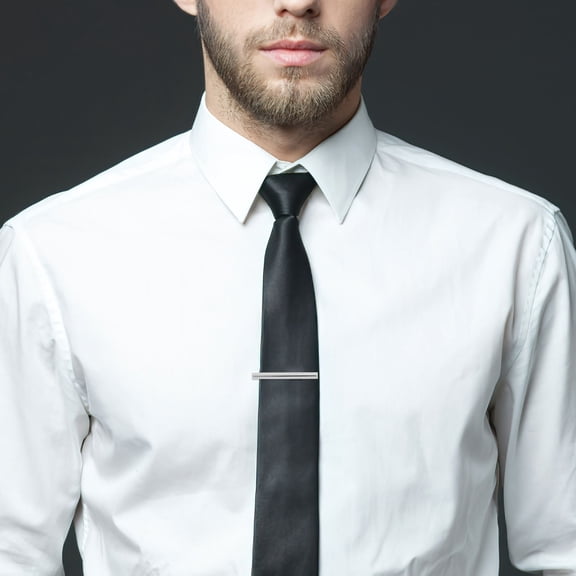 WRITWAA Men's Assorted Color Tie Clips - Elegant Shirt Accessories for Formal Business and Special Occasions