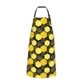 thumbnail image 2 of Lsque Geometric Pattern with Bee Waterproof Apron Chef Aprons for Men Heavy Duty Chemical Work Apron Extra Long Grilling Aprons with Adjustable Bib Apron, 2 of 9