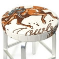 thumbnail image 6 of Cauagu Cowboy Riding Horse Print Round Stool Covers,Seat Cushion for Round Bar Stool Chair Seat Cover for Bar Round Chair Fits for 12/13/14in Bar Stool Cushion, 6 of 7