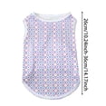thumbnail image 3 of Sleeveless Dog T-Shirt for Small Dogs Cute Breathable Pet Shirt for Chihuahua Cats Yorkies and Small Breed Dogs(Purple,L), 3 of 7