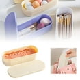 thumbnail image 2 of Makeup Brush Cleaning Pad Silicone Cleaner And Holder Portable Beauty Brush Storage Drying Stand Organizer, 2 of 7