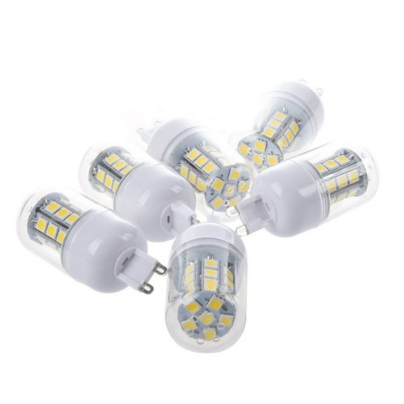 6 X Spot light Bulb 5050 SMD 27 LEDs Warm White 5W