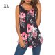 thumbnail image 1 of Sonducket Camiseta sin mangas con botones estampados para mujer, camiseta sin mangas con botones, blusa Prendas para la parte del cuerpo Rosa, Negro, XL Sonducket AP002917-04, 1 of 3