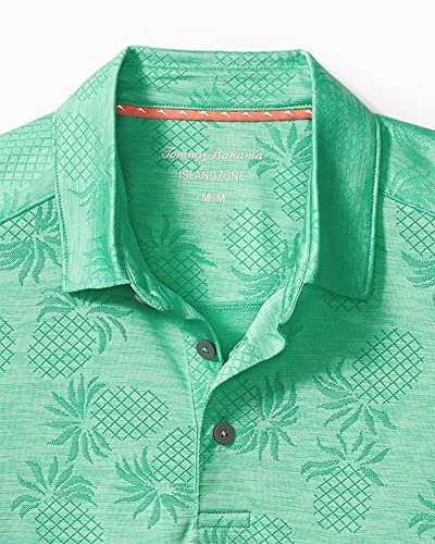 Green Bay Packers Tommy Bahama Pineapple Palm Coast Polo at the