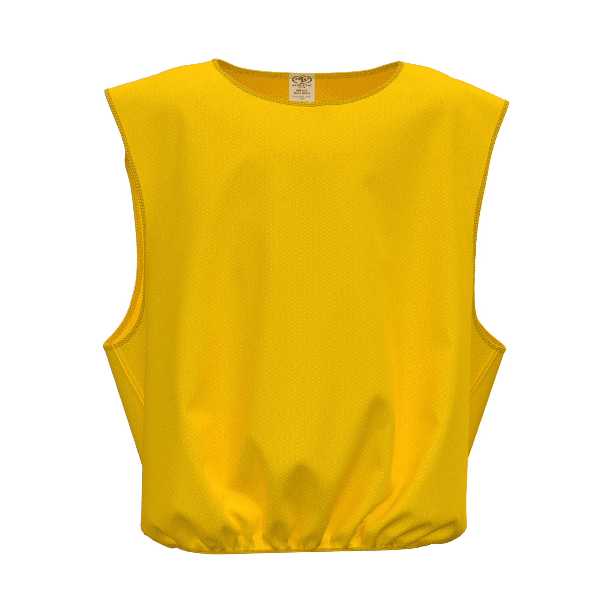 (12 pack) Athletic Works Sleeveless Pullover Junior Scrimmage Vest&nbsp;(Kids), Yellow