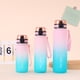 thumbnail image 2 of Botella Esmerilada 500 Ml Con Asa Deportiva Degradada para () Rosa, 2 of 4