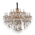 thumbnail image 1 of Candil de techo cristal cortado D'Gala Iluminación DG8015 Champagne de 12+6 luces, 1 of 4