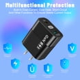thumbnail image 3 of Cargadores de pared inteligentes seguros de carga de teléfono GaN de 65 W para Huawei (negro de EE. UU.), 3 of 4