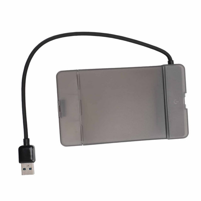 Hard USB3.0 2.5 Inch Hard Drive Enclosure 5Gbps Clear External Hard Drive Case For 7-9.5mm 2.5 Inch SSD HDD