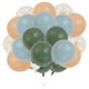 thumbnail image 1 of Globos de látex únicos para fiestas con cinta, globos de helio redondos de 10 pulgadas para decoración de bodas y fiestas, verde, albaricoque, azul, transparente., 1 of 6