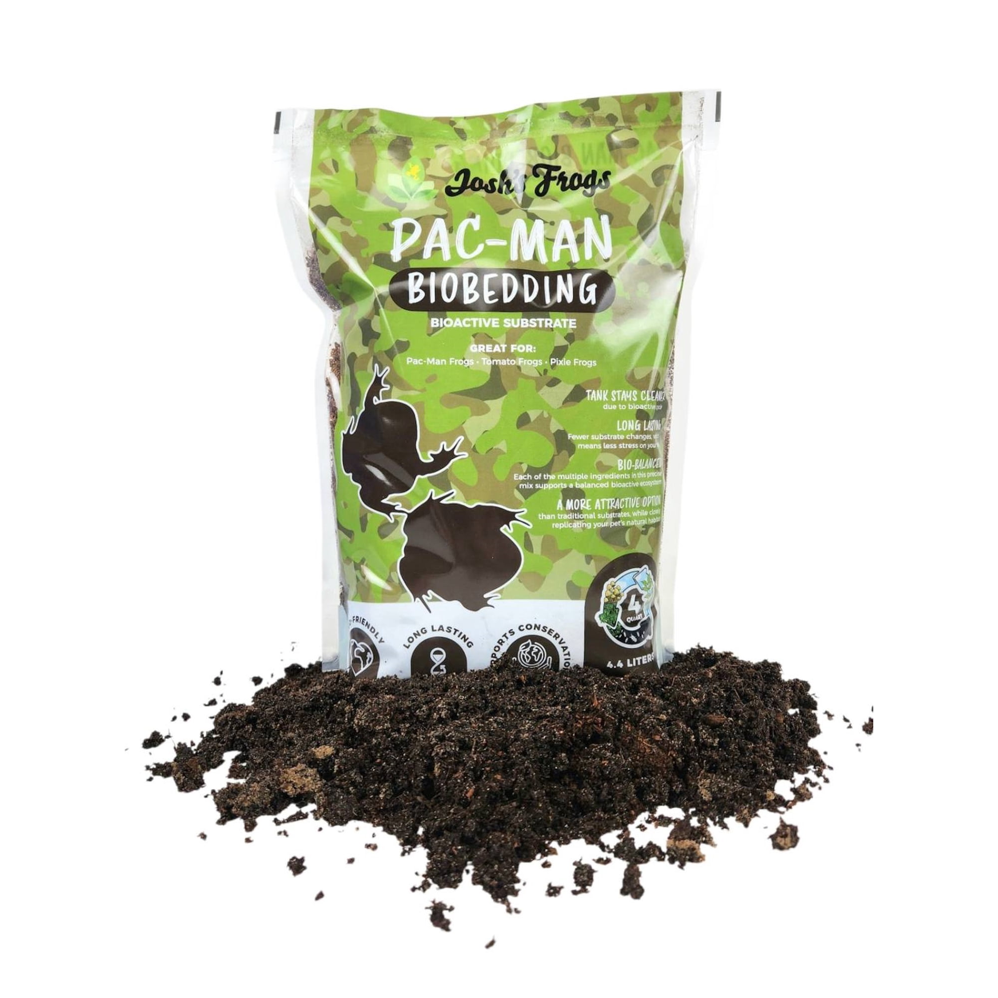 Josh's Frogs BioBedding PAC-MAN Bioactive Substrate (4 quarts)