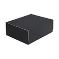 thumbnail image 2 of Deck Card Case Hold 1800+ Card Protection Holder Sturdy for Card Collectors Gift Black Lined In Gray, 2 of 8