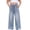 C Blue, variant on NAISIBABY Girls Cute Jeans, Flare Leg with Pockets Elastic Waist Kids Casual Fashion Denim Pants Blue Size 8