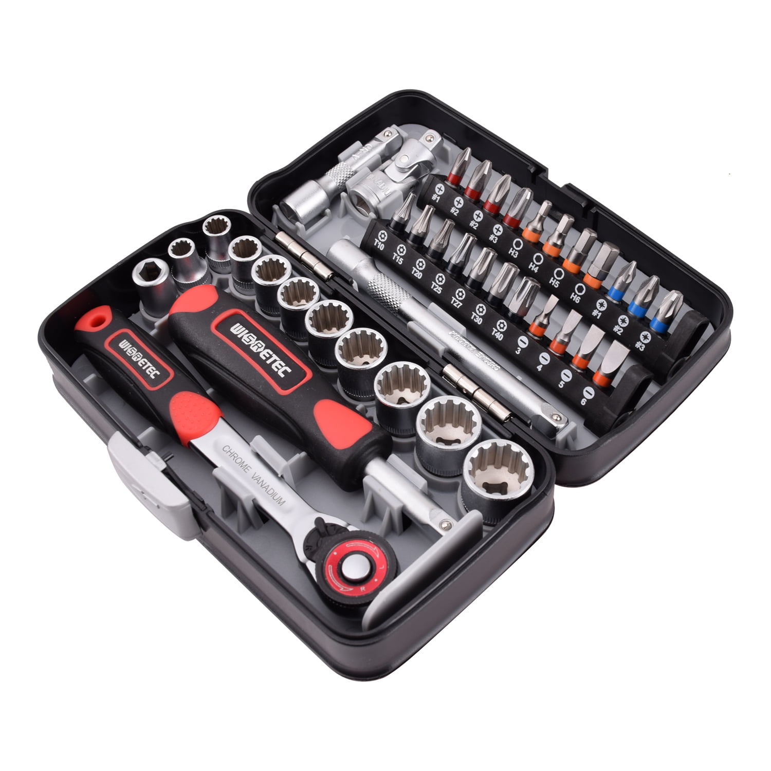 38pcs Mini Portable Precise Ratchet Wrench Sleeve Set Practical Bicycle Requiring Tool Kit Suuonee Ratchet Wrench Kit 
