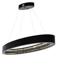 thumbnail image 3 of CWI Lighting Rosalina LED Lustre avec Finition Noire Mate, 3 of 6