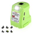 thumbnail image 1 of 2usb Adapter Spotlight 200lm Led Work Light For Ryobi 14.4v-18v Li-ion Battery, 1 of 5